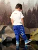 Logo and Bear Print Regular Fit Sweatpants sold by Evisu