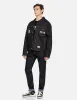 Kumadori Daruma Daicock Print and Embroidery Loose Fit Denim Jacket sold by Evisu