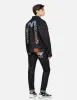 Kumadori Daruma Daicock Print and Embroidery Loose Fit Denim Jacket sold by Evisu