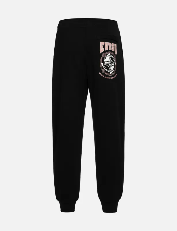 Kamon Print Regular Fit Sweatpants sold by Evisu