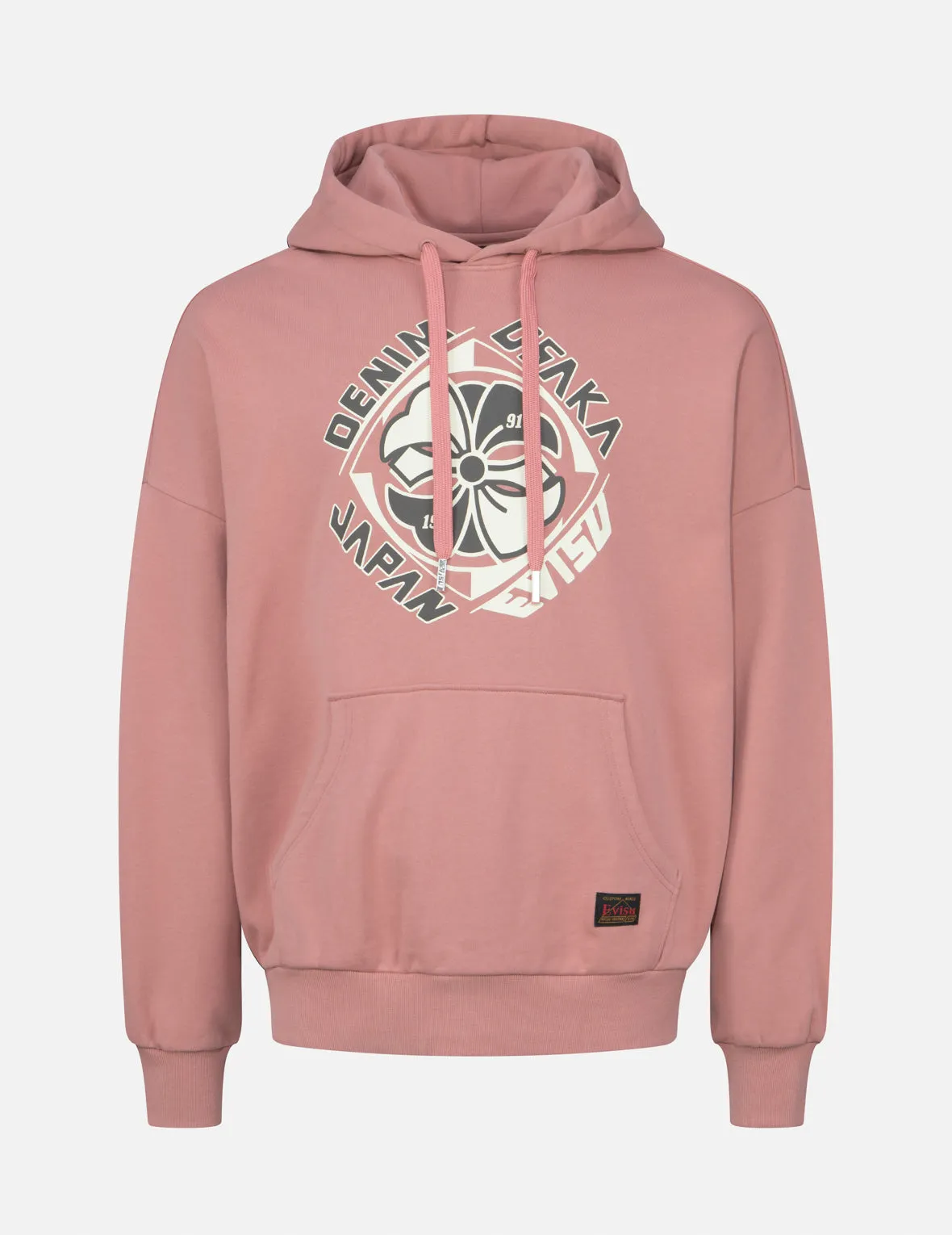 Kamon Print Loose Fit Hoodie sold by Evisu product image thumbnail 2