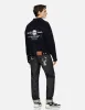 Kamon and Seagull Embroidery Regular Fit Denim Jacket sold by Evisu