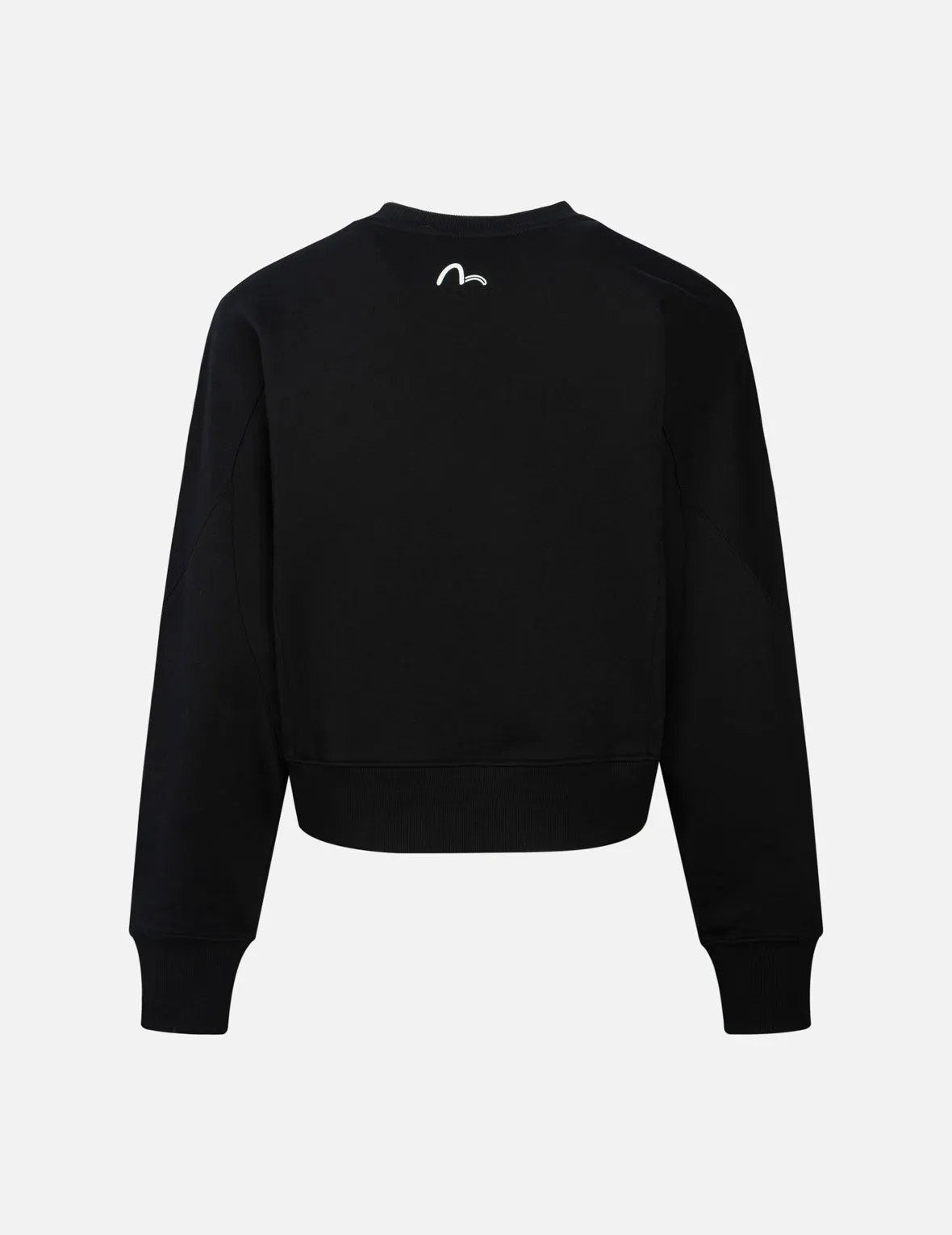 Floral Kamon Print and Logo Jacquard Loose Fit Sweatshirt sold by Evisu product image thumbnail 3