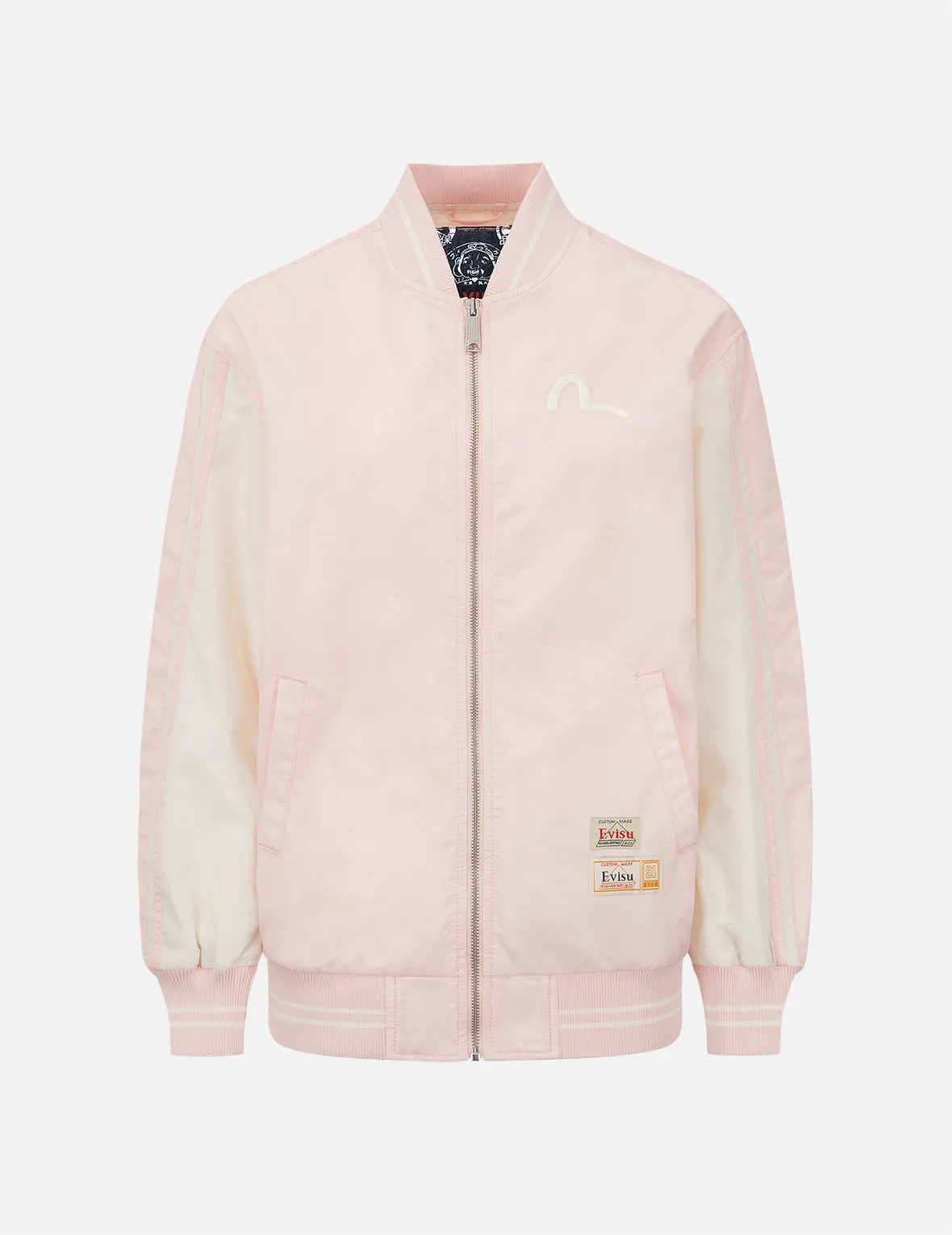 Deconstructed Godhead Embroidery Bomber Jacket sold by Evisu product image thumbnail 2