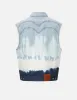 Daicock Insert Tie-dye Denim Vest sold by Evisu