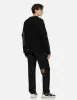 Daicock Insert and Kamon Appliqué Loose Fit Patchwork Pants sold by Evisu
