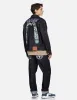 Cloud and Kamon-pattern Daicock Print Loose Fit Denim Jacket sold by Evisu