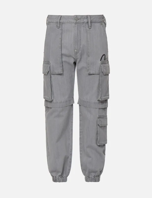 Cargo Denim Jogger Pants sold by Evisu