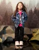 Allover Star Print Regular Fit Denim Jacket sold by Evisu