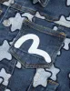 Allover Star Print Regular Fit Denim Jacket sold by Evisu