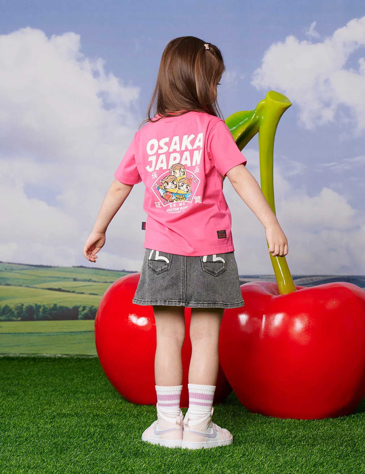 Logo and Daruma Takoyaki Print Regular Fit T-shirt sold by Evisu product image thumbnail 5