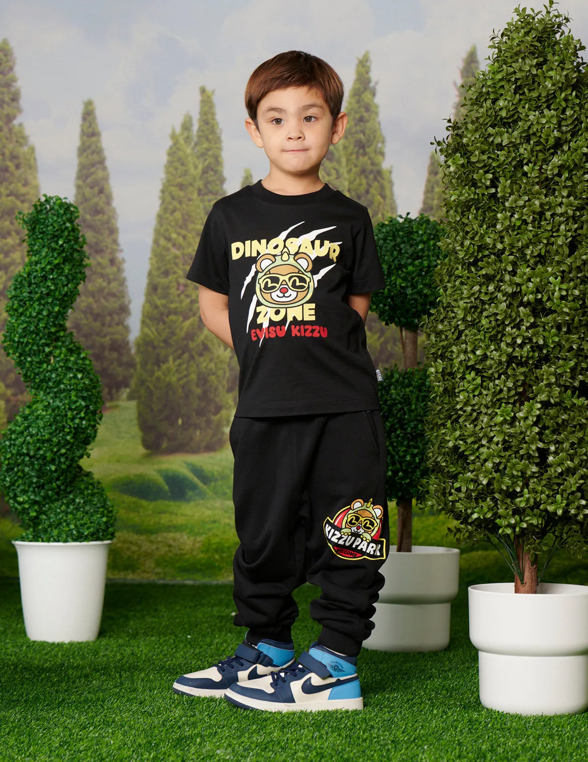 Dinosaur Bear Print Regular Fit T-shirt sold by Evisu product image thumbnail 4