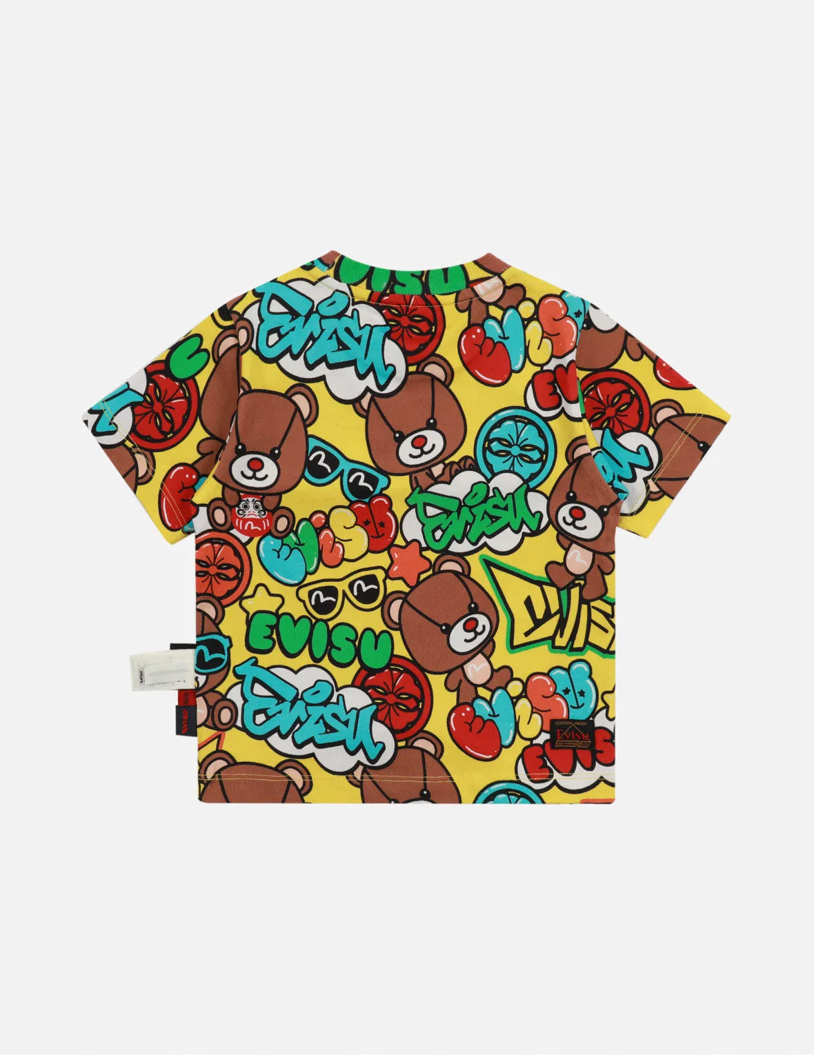 Graffiti Style Multi-Print Regular Fit T-shirt sold by Evisu product image thumbnail 4