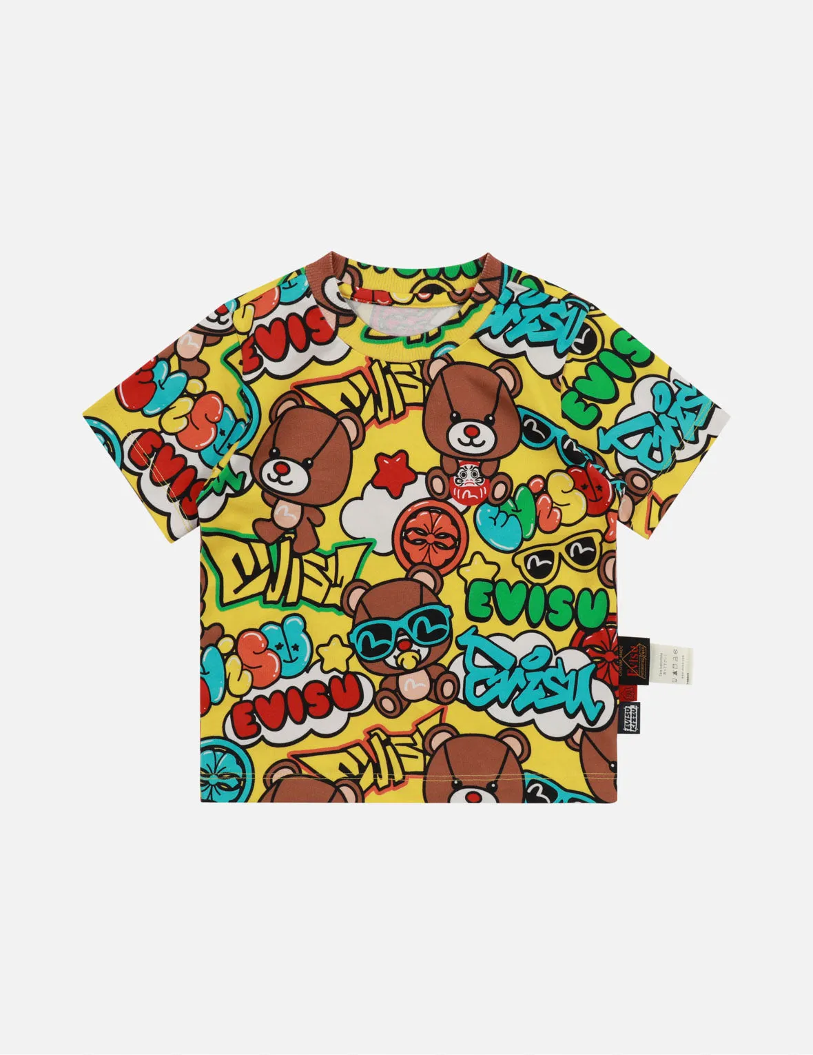 Graffiti Style Multi-Print Regular Fit T-shirt sold by Evisu product image thumbnail 2