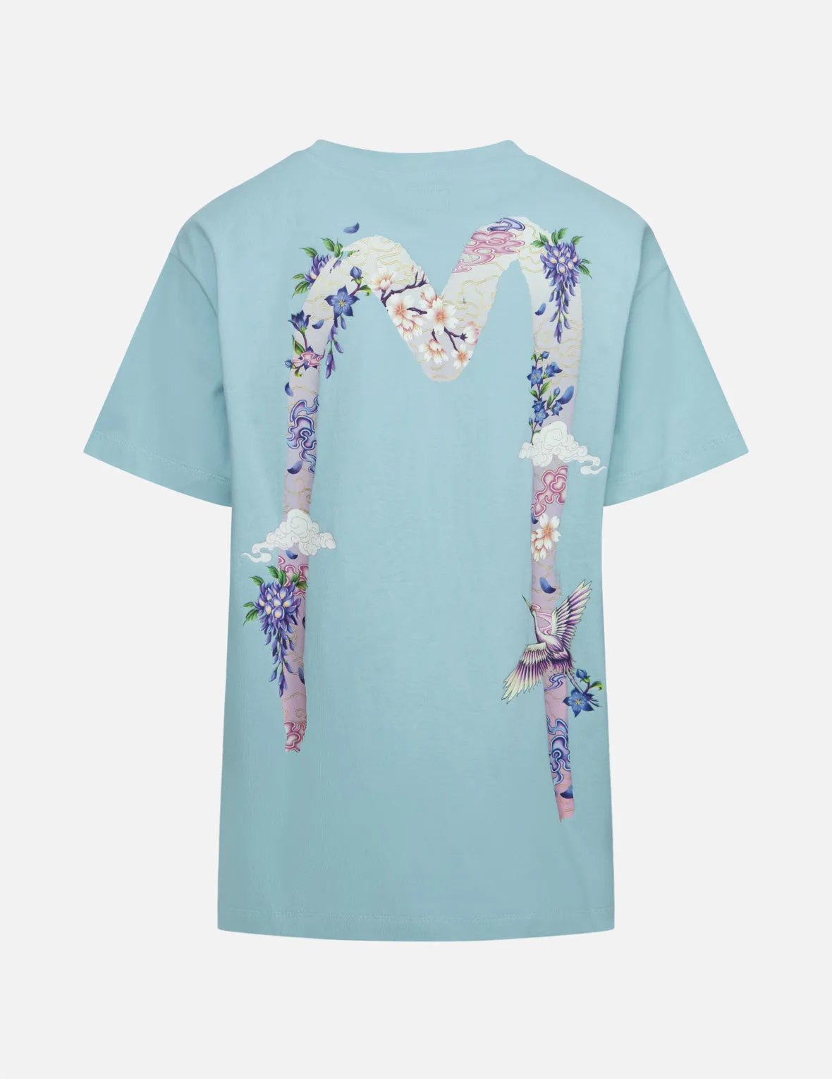 Cranes and Wisteria Daicock Boyfriend T-shirt sold by Evisu product image thumbnail 2