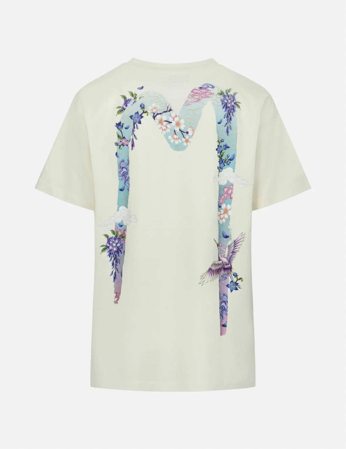Cranes and Wisteria Daicock Boyfriend T-shirt sold by Evisu product image thumbnail 3