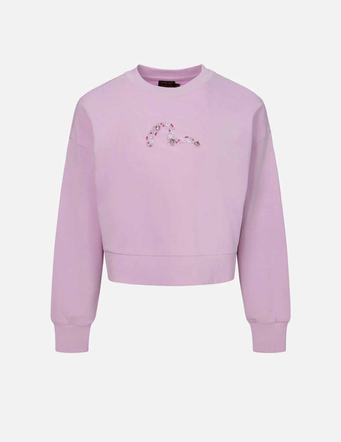 Rhinestone Seagull Cropped Sweatshirt sold by Evisu product image thumbnail 2