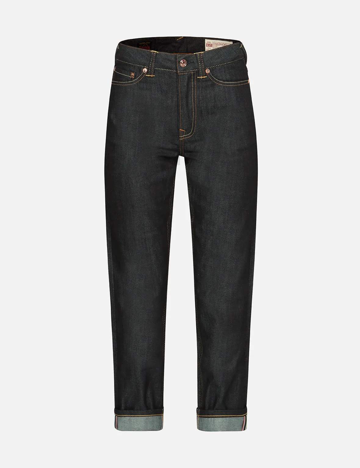 Brocade Inserted Daicock and Kamon Relax Fit Jeans sold by Evisu product image thumbnail 2