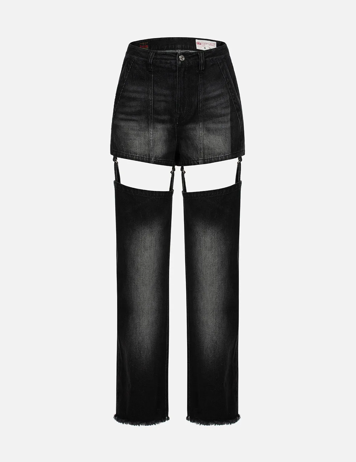 Seagull Embroidery Detachable Cutout Fashion Fit Jeans sold by Evisu product image thumbnail 2