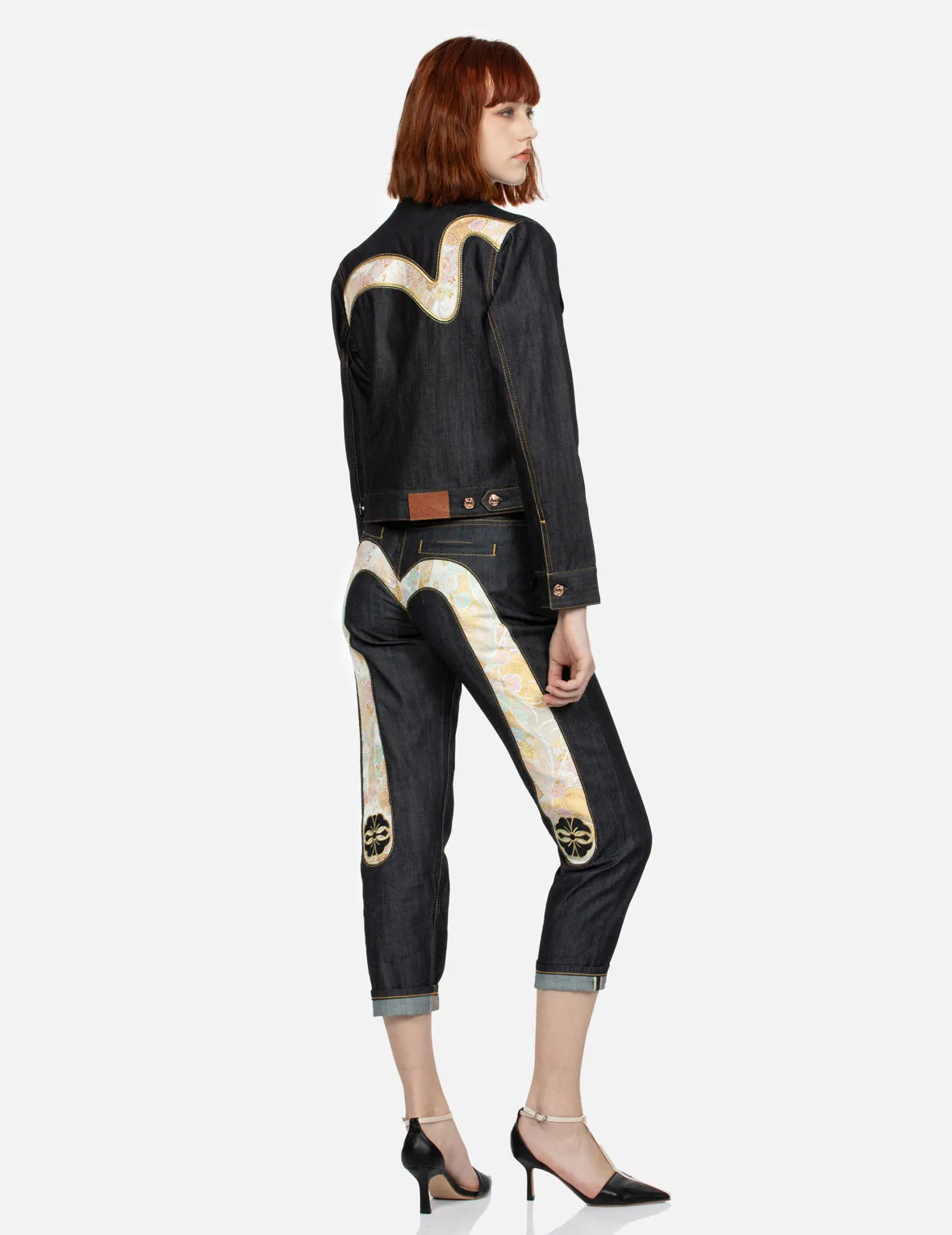 Brocade Seagull and Daicock Regular Fit Denim Jacket sold by Evisu product image thumbnail 3