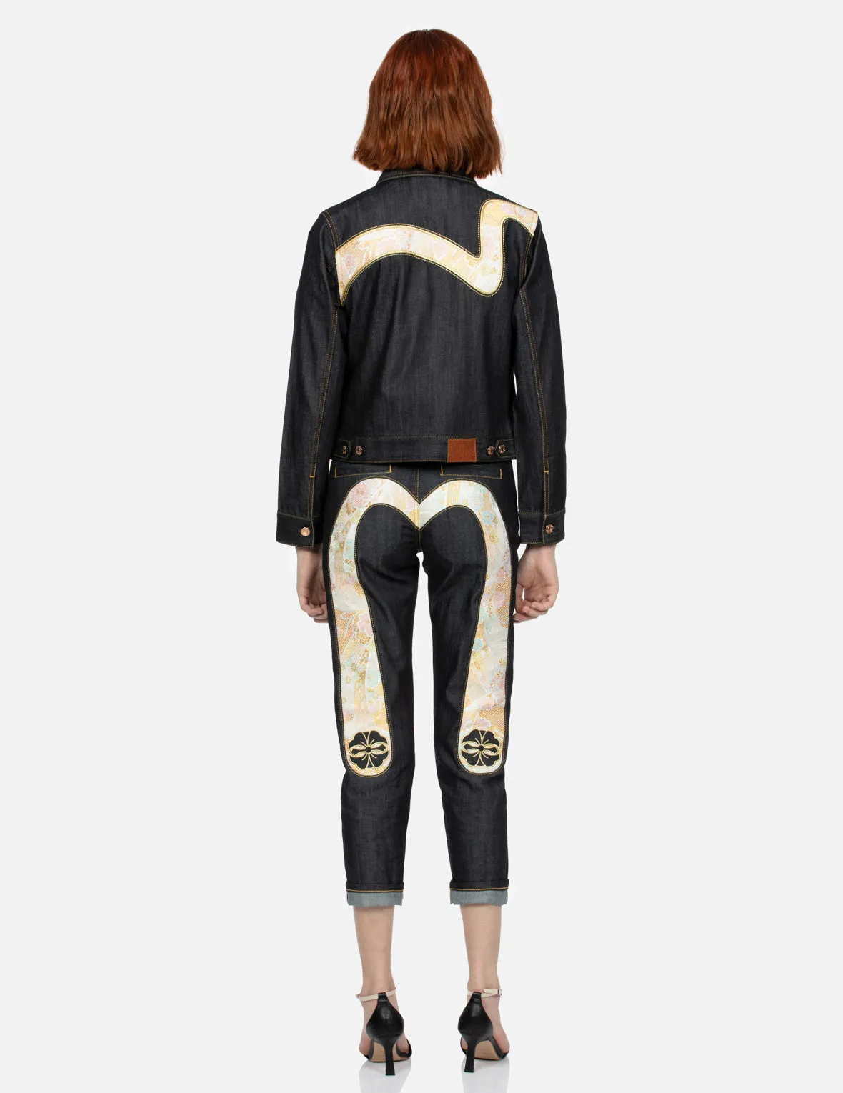 Brocade Seagull and Daicock Regular Fit Denim Jacket sold by Evisu product image thumbnail 5