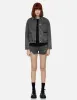 Seagull Embroidery and Kamon Embossed Print Loose Fit Denim Jacket sold by Evisu