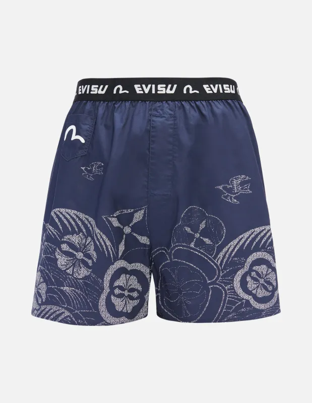 Multi Japanese Vintage Prints Boxer Shorts sold by Evisu