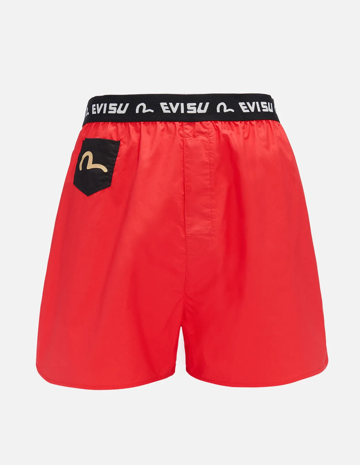 Ribbon Overlapping Daicock and Seagull Print Boxer Shorts sold by Evisu product image thumbnail 4