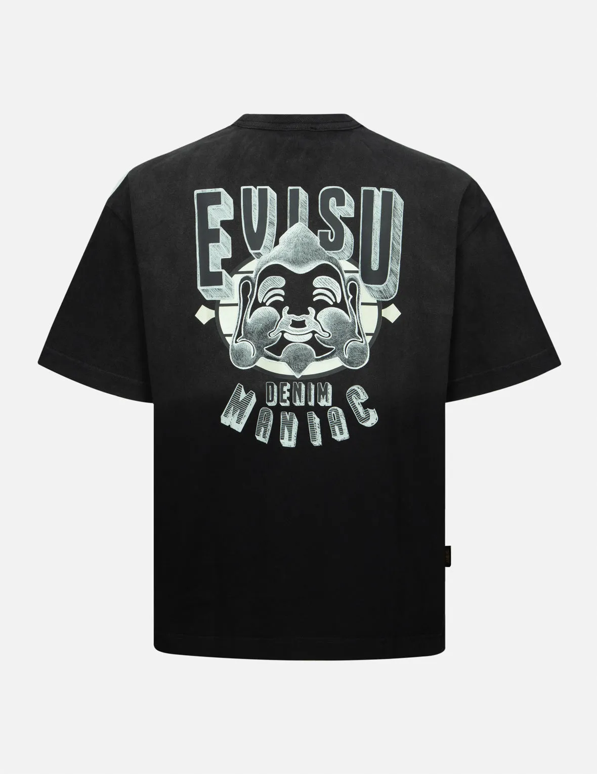 Seagull and Brushstroke-style Godhead Print Loose Fit T-shirt sold by Evisu product image thumbnail 3