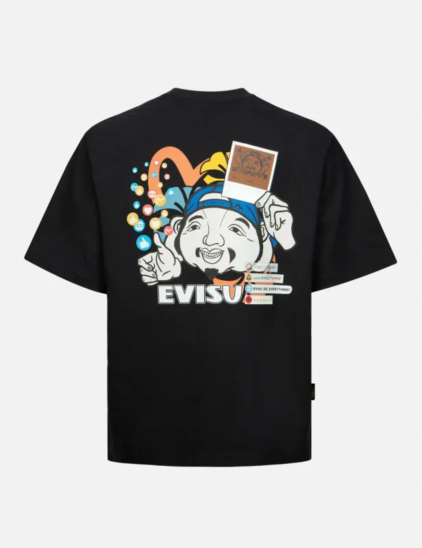 Godhead with Social Media Inspired Print Relax Fit T-shirt sold by Evisu