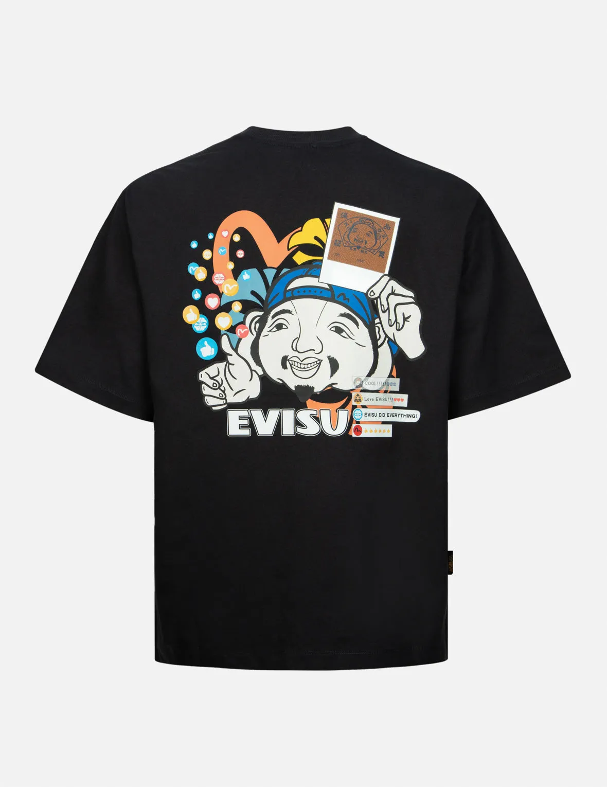 Godhead with Social Media Inspired Print Relax Fit T-shirt sold by Evisu