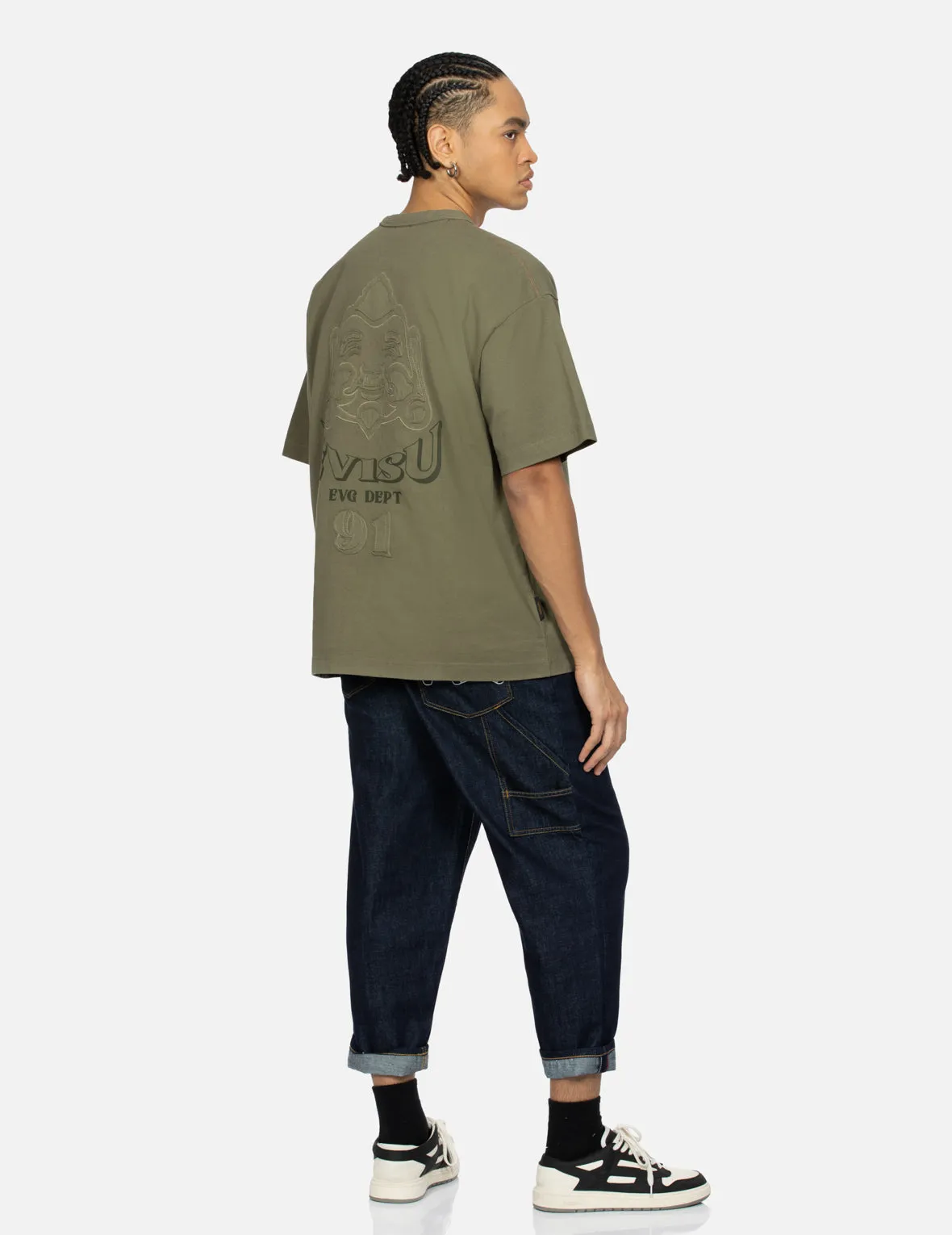Hand Stitching Godhead Embroidery Loose Fit T-Shirt sold by Evisu product image thumbnail 5