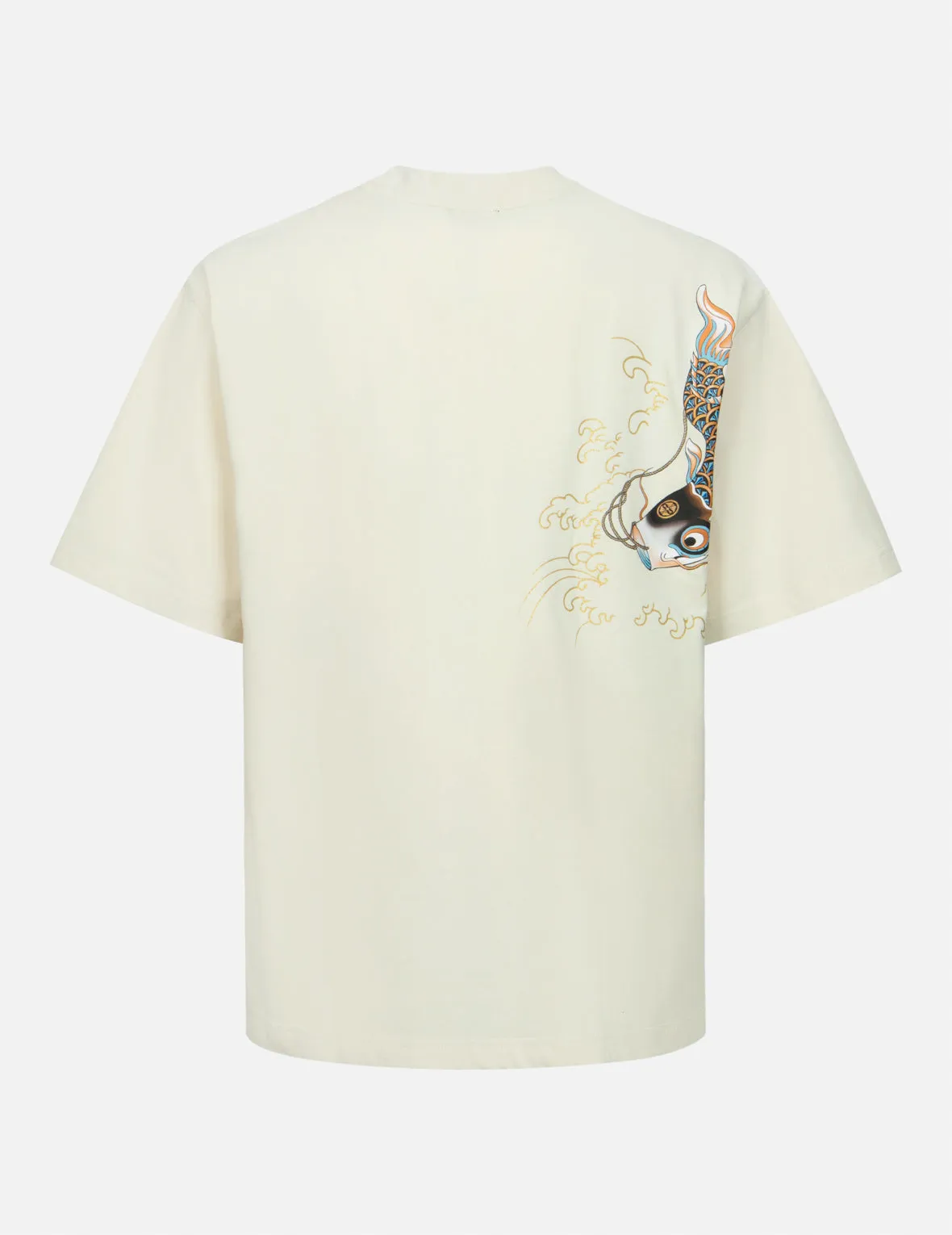 Logo and Koinobori Print Relax Fit T-shirt sold by Evisu product image thumbnail 2