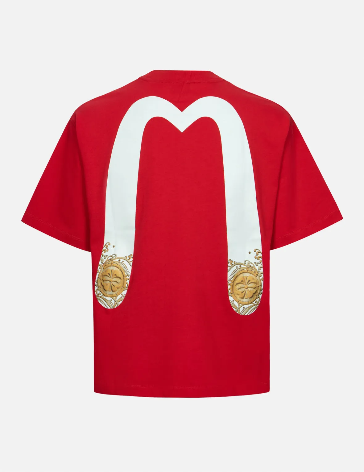 Daicock and Gold Kamon Print Relax Fit T-shirt sold by Evisu product image thumbnail 2