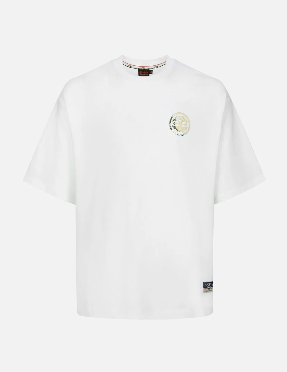 Kamon and The Great Wave Daicock Print Relax Fit T-shirt sold by Evisu product image thumbnail 4