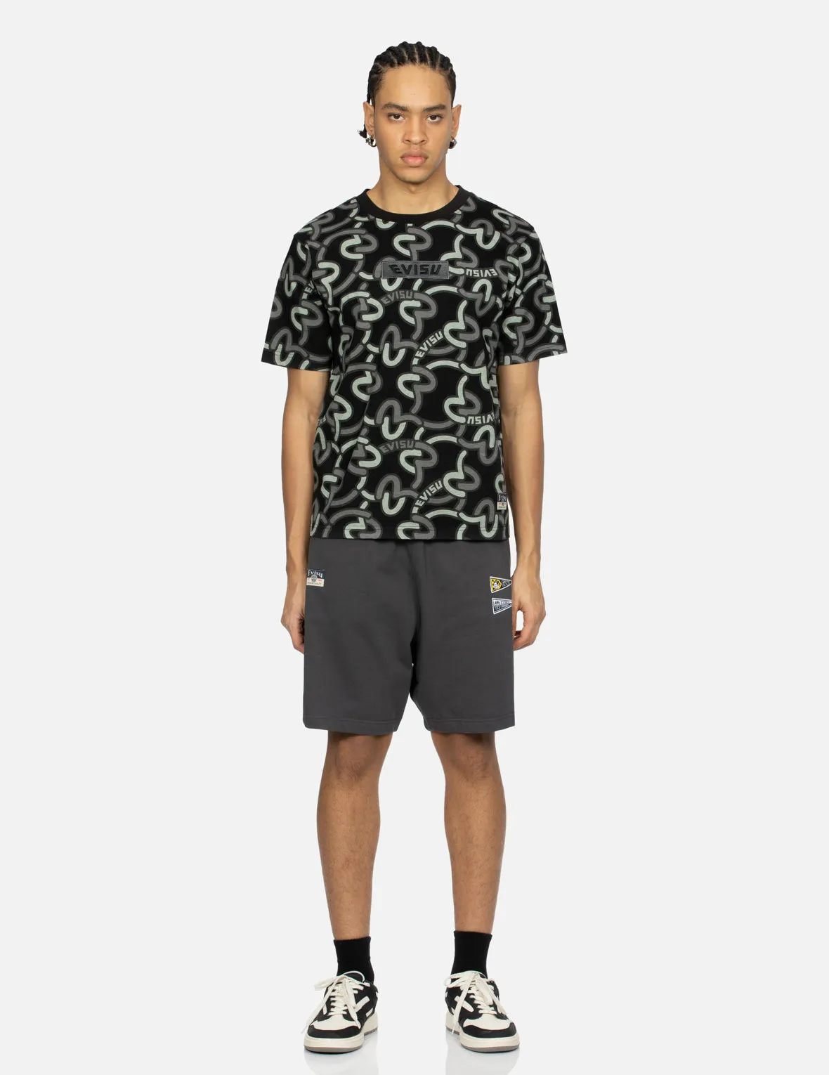 Allover Overlapping Seagull Print Regular Fit T-Shirt sold by Evisu product image thumbnail 5