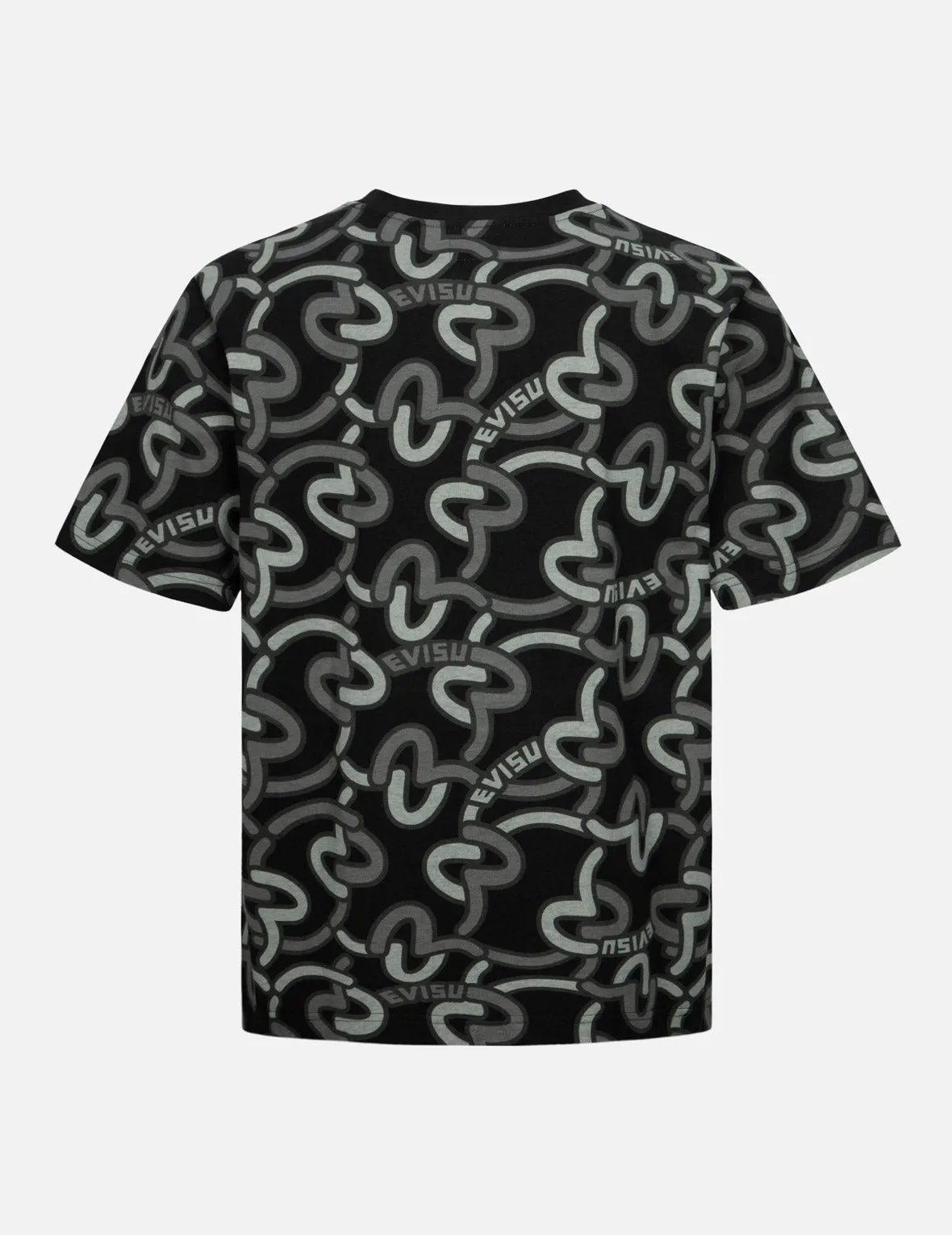 Allover Overlapping Seagull Print Regular Fit T-Shirt sold by Evisu product image thumbnail 2