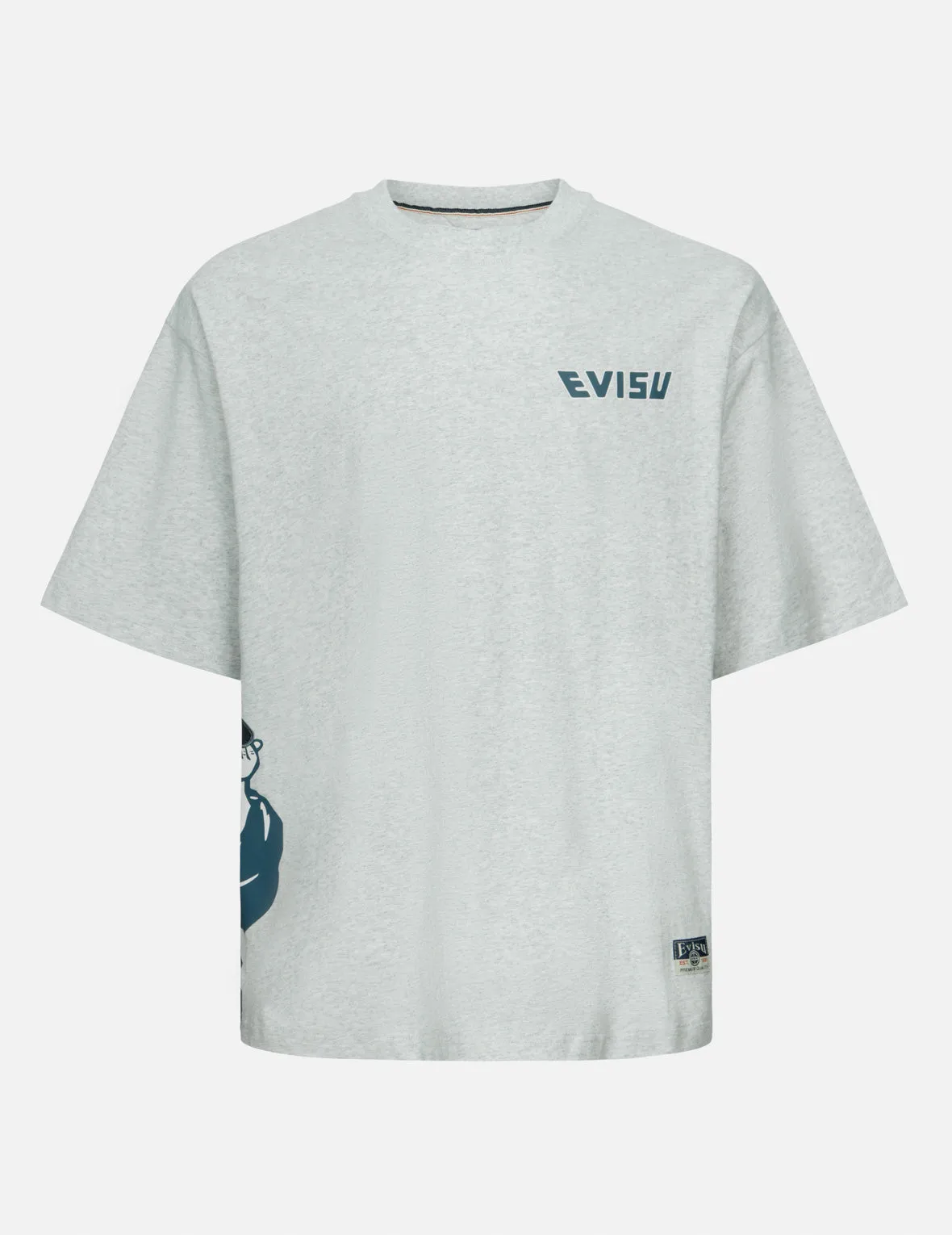 Godhead Print and Seagull Embroidery Loose Fit T-shirt sold by Evisu product image thumbnail 2