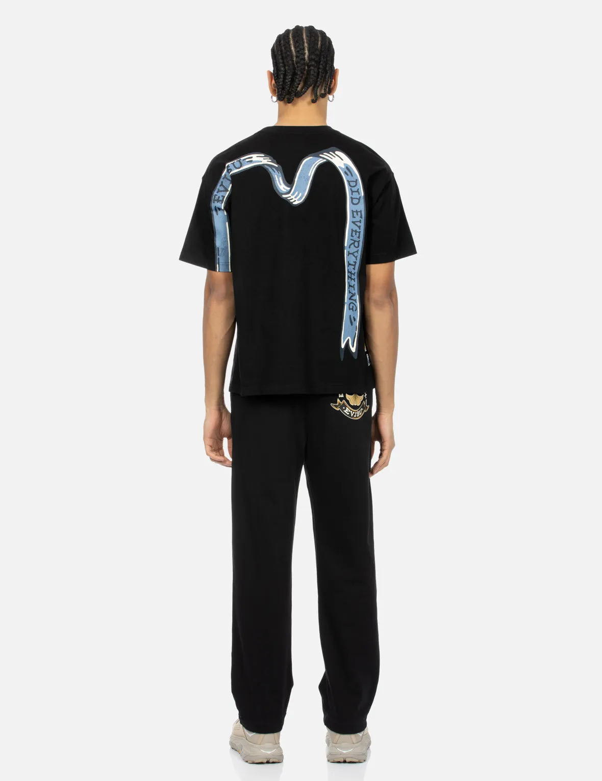 Logo and Ribbon Daicock Print Relax Fit T-shirt sold by Evisu product image thumbnail 5