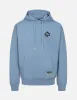 Daruma and Godhead Embroidered Badges Relax Fit Hoodie sold by Evisu
