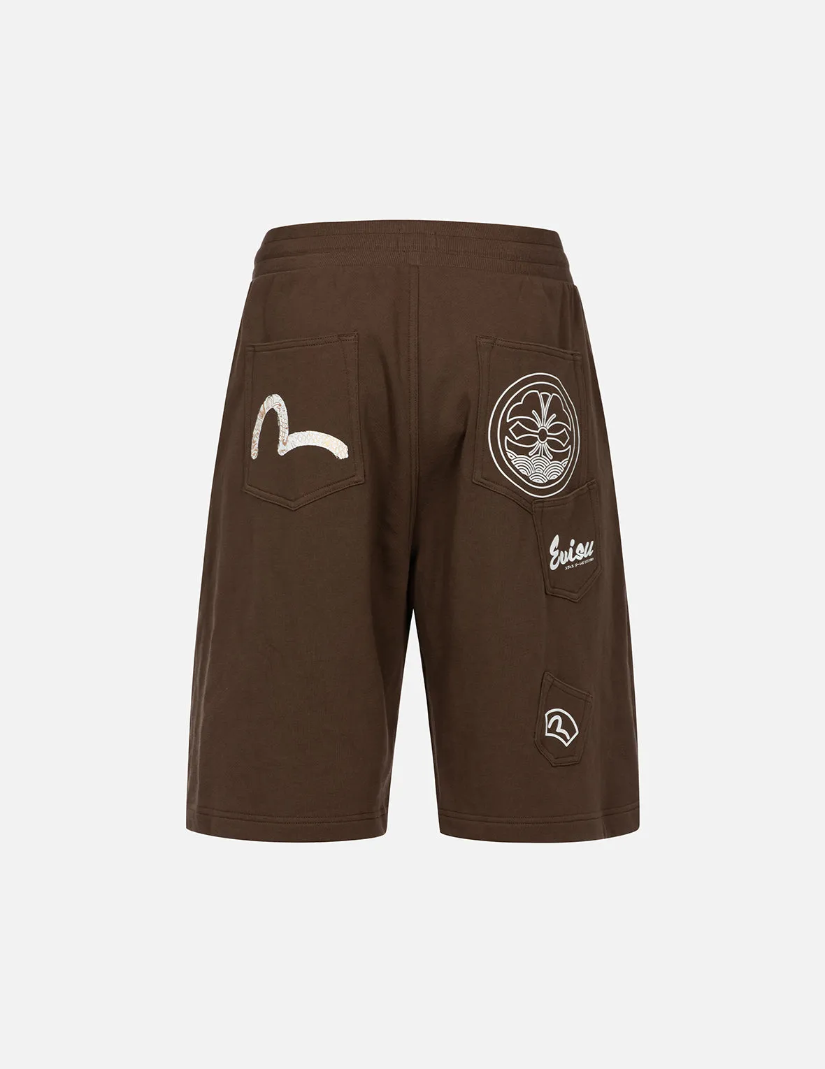 Multi-Pockets and Print Relax Fit Sweat Shorts sold by Evisu product image thumbnail 2