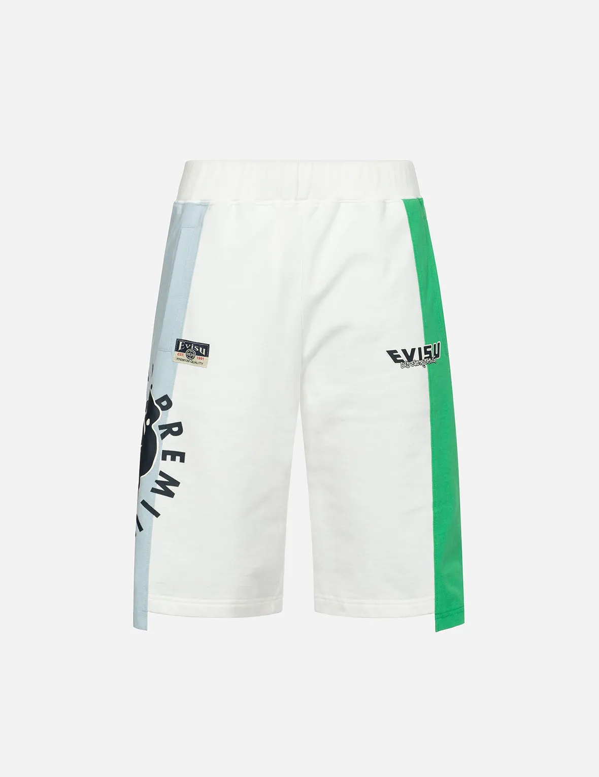 Deconstructed Playful Godhead Printed Regular Fit Sweat Shorts sold by Evisu product image thumbnail 2