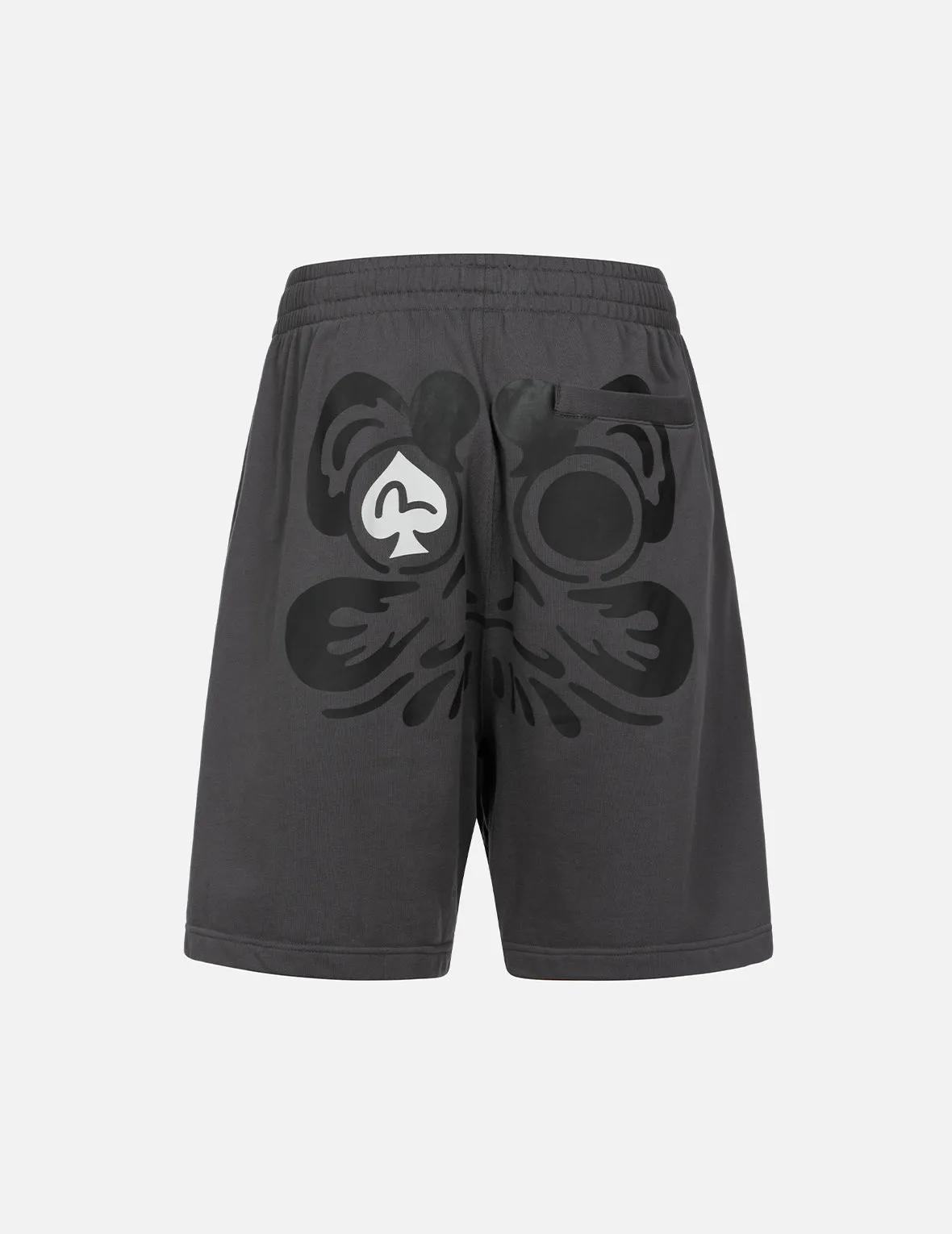 Spade Daruma Print Fashion Fit Sweat Shorts sold by Evisu