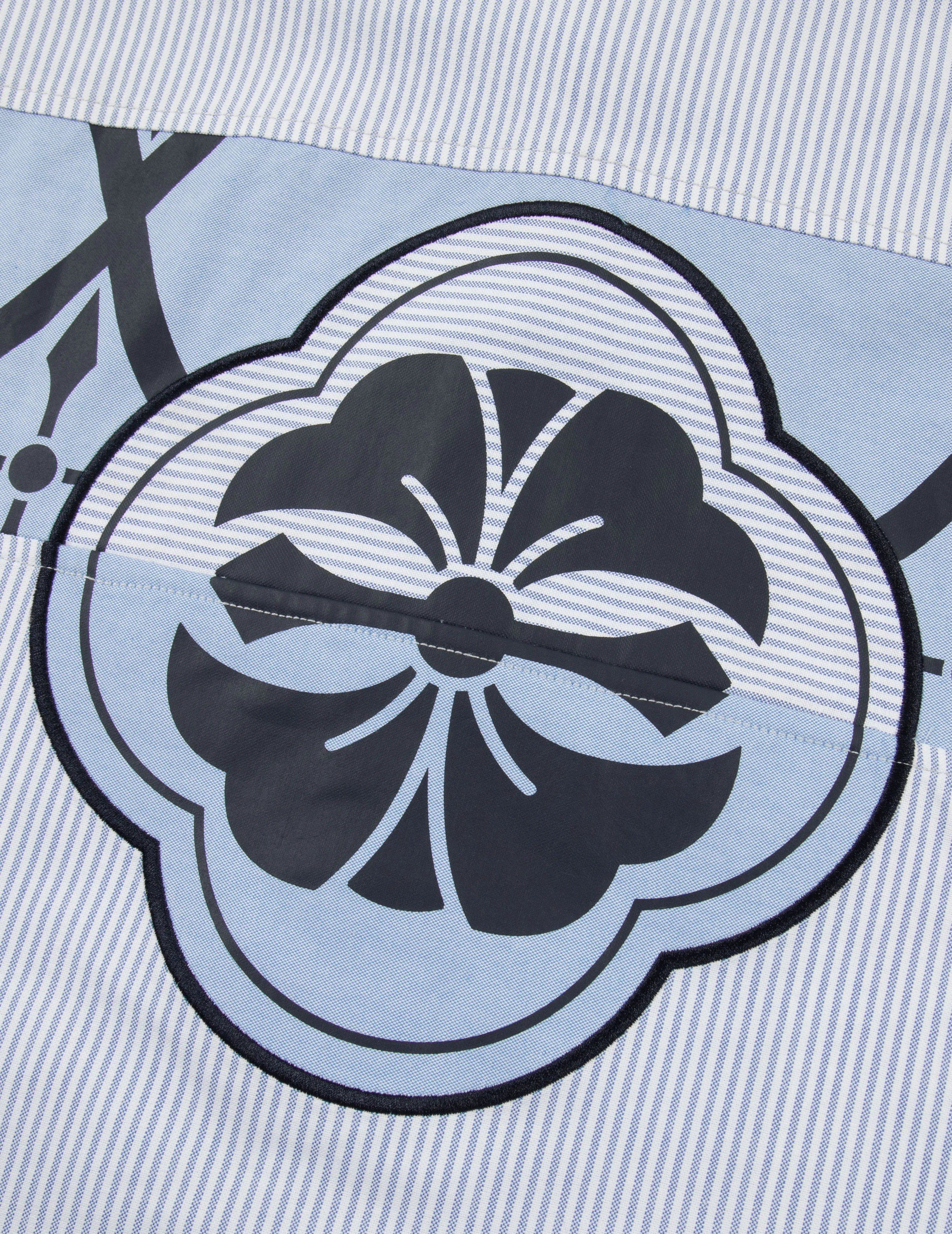 Deconstructed Logo Print and Kamon Embroidery Short Sleeves Relax Fit Shirt sold by Evisu product image thumbnail 5