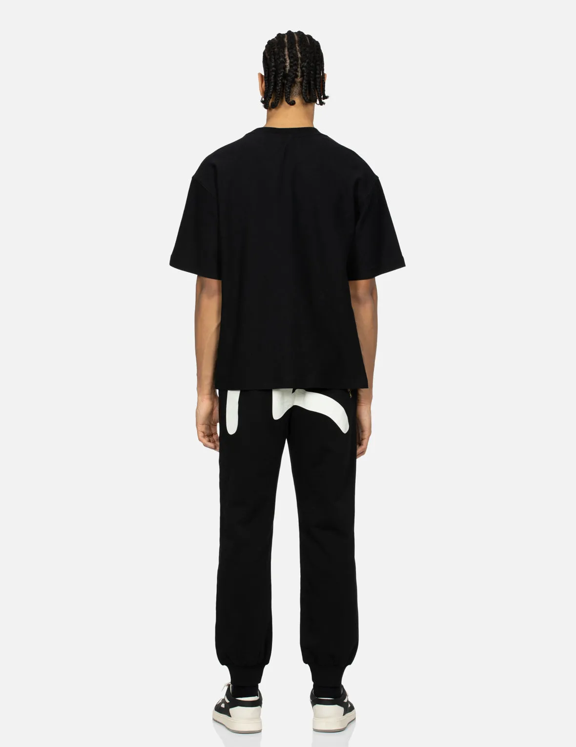 Seagull Print and Lucky Charm Appliqué Straight Fit Sweatpants sold by Evisu product image thumbnail 5