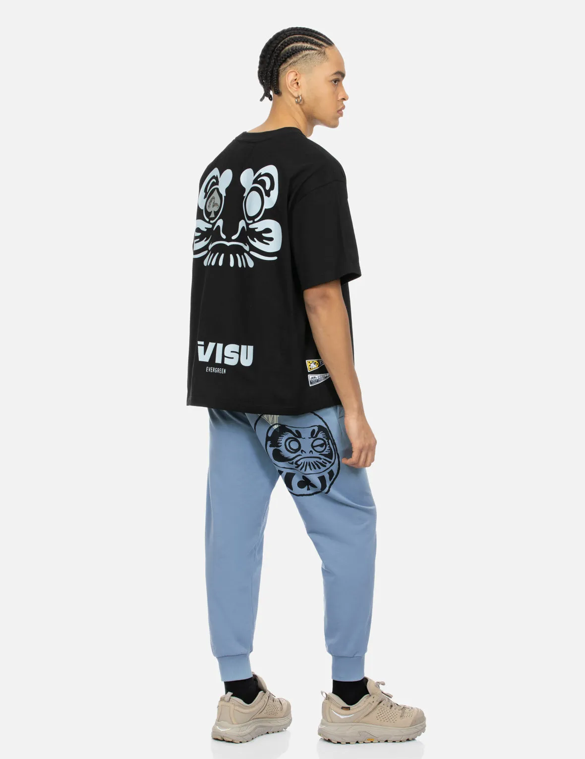 Daruma Print Regular Fit Sweatpants sold by Evisu product image thumbnail 3