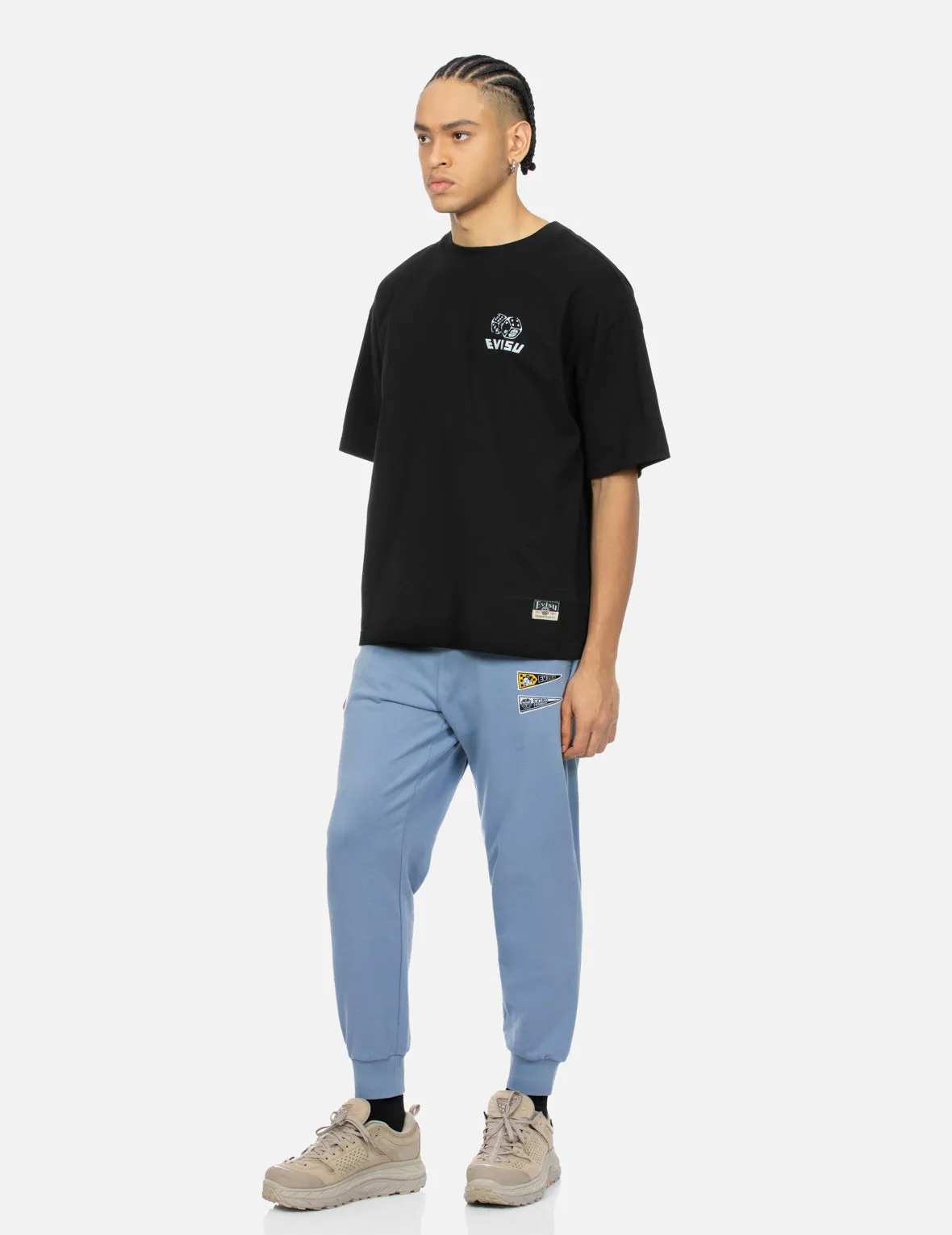 Daruma Print Regular Fit Sweatpants sold by Evisu product image thumbnail 4