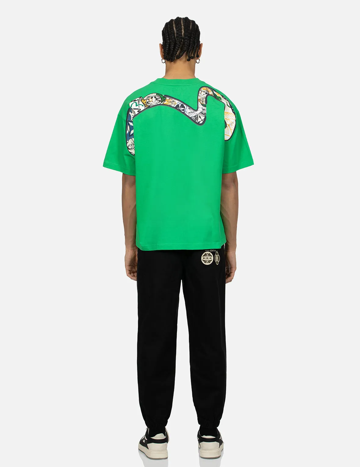 Kamon and Logo Print Fashion Fit Woven Joggers sold by Evisu product image thumbnail 5