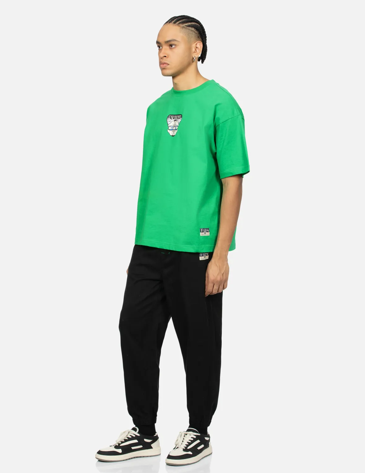 Kamon and Logo Print Fashion Fit Woven Joggers sold by Evisu product image thumbnail 4