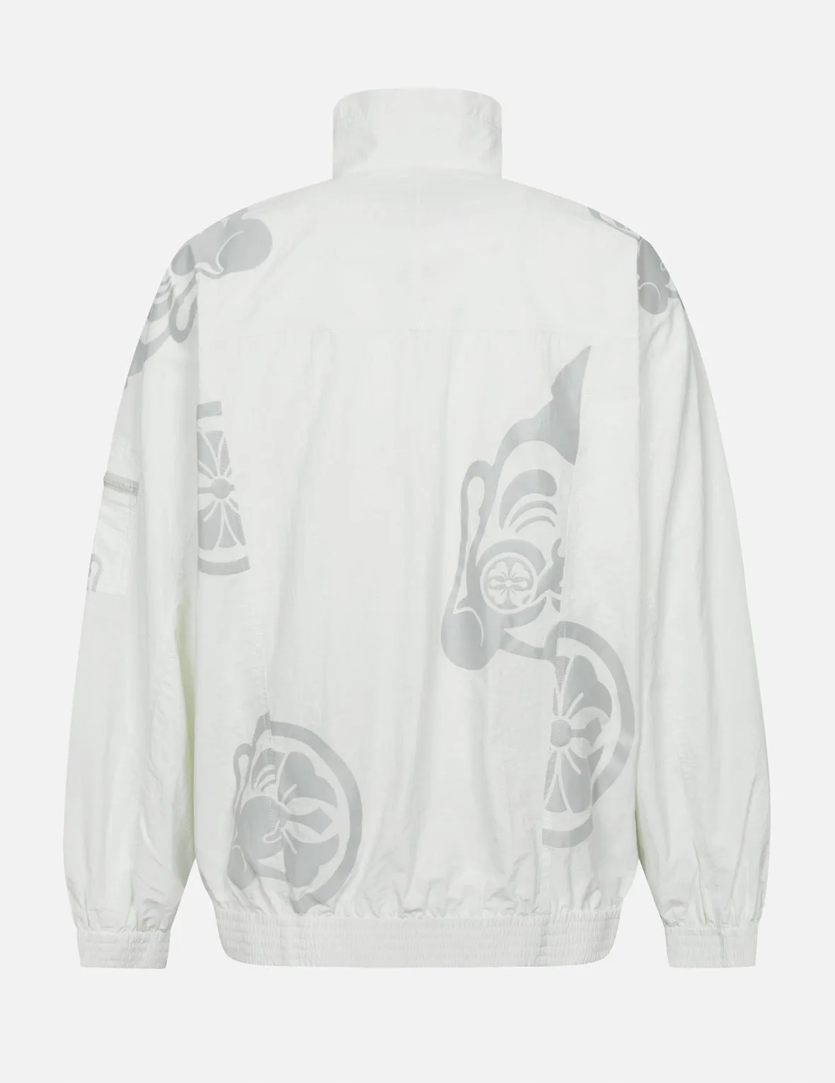 Multi Godhead and Kamon Reflective Print Loose Fit Windbreaker sold by Evisu product image thumbnail 2